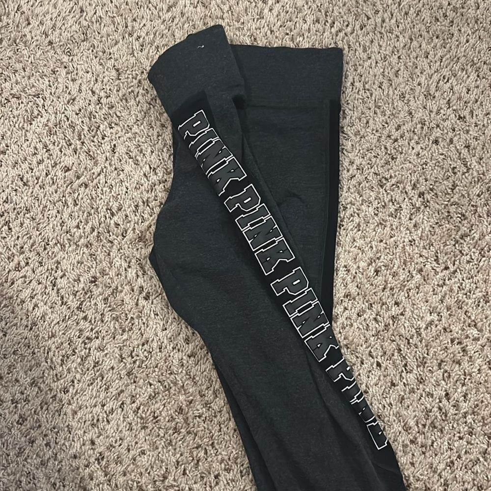 PINK Victoria’s Secret yoga pants Medium  C - Picture 3 of 10